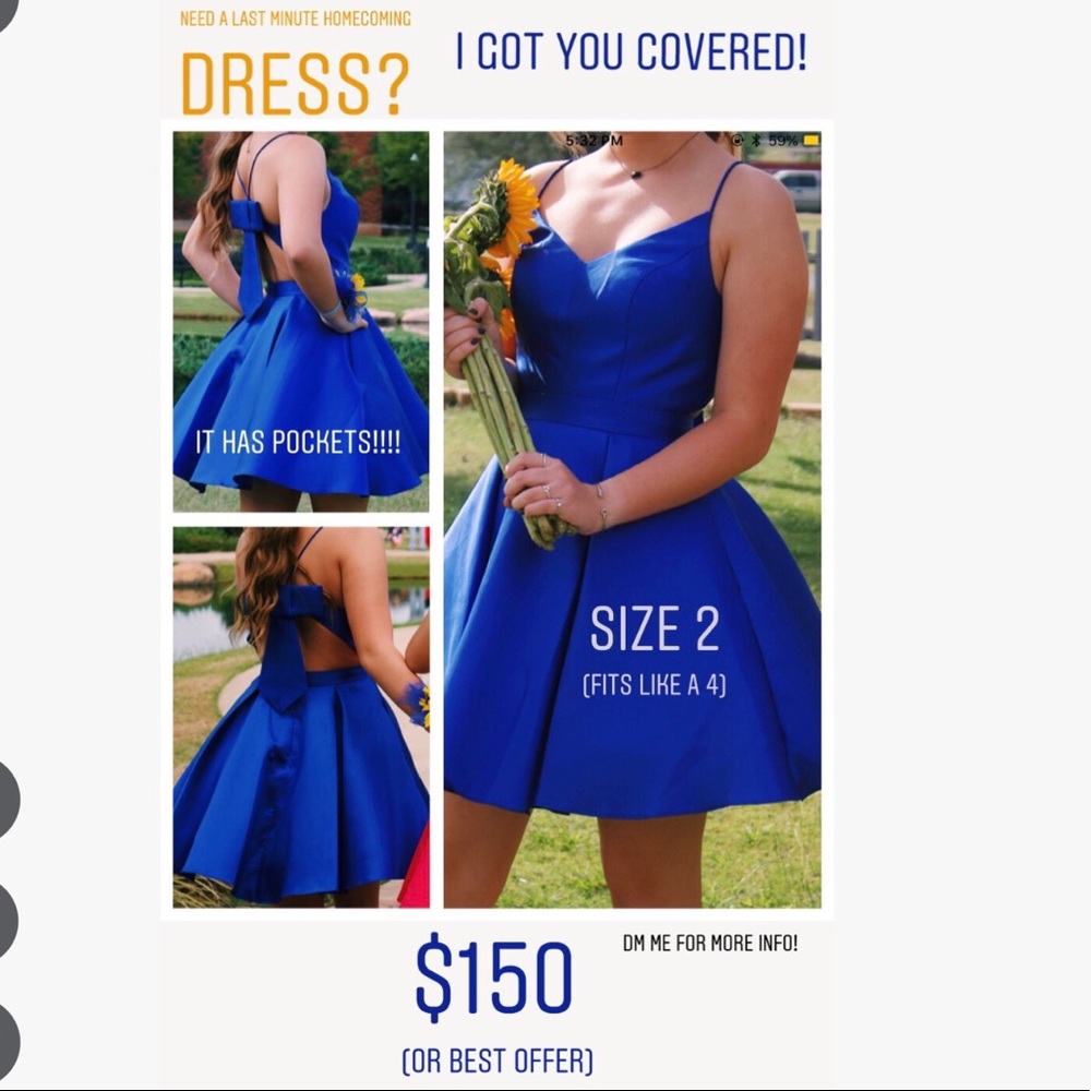 jovani homecoming dress!